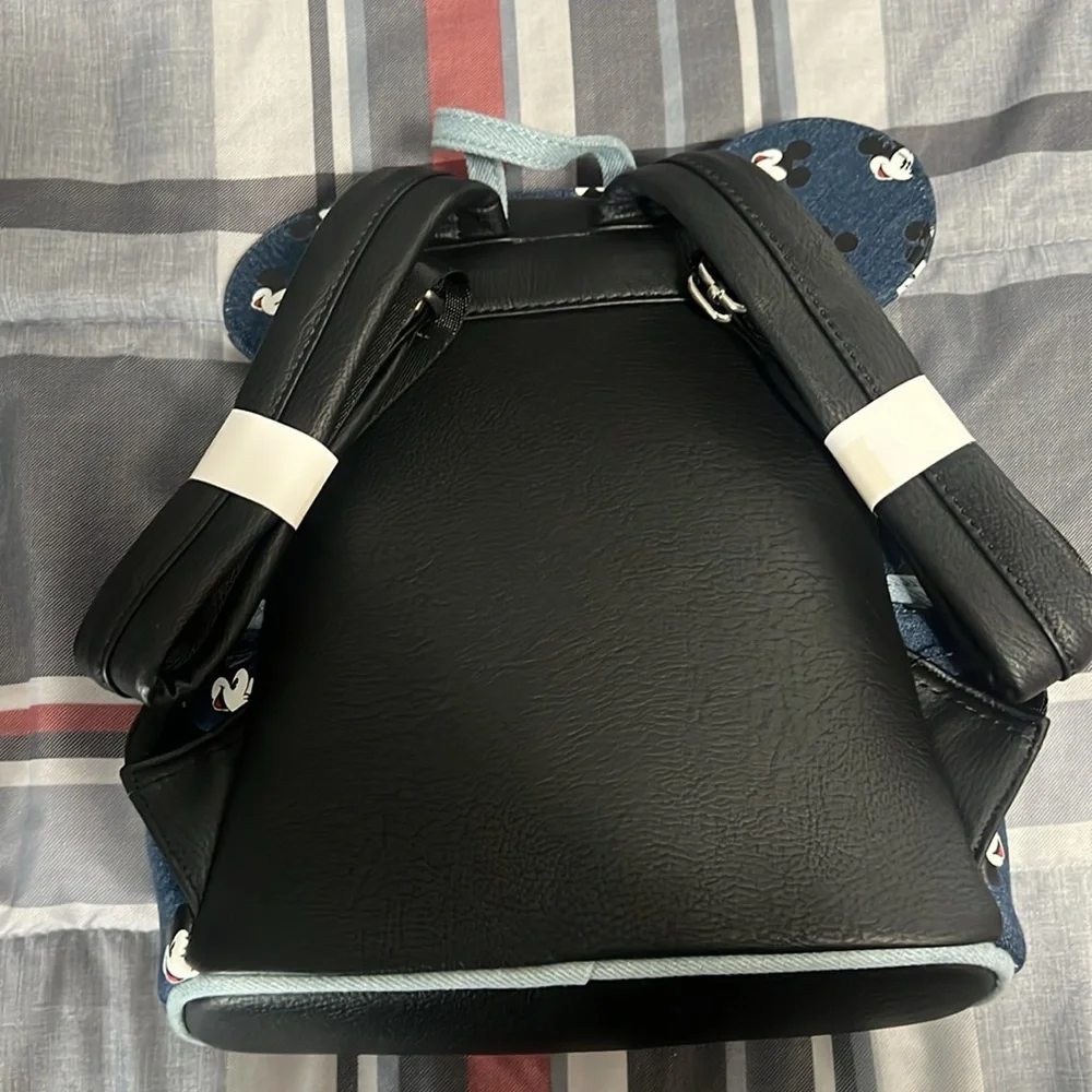 Disney Parks Denim Mickey Loungefly! - Picture 2 of 6